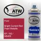 Preview: Ford, Bright Currant Red Pearl Metallic, EF / 5Q / M6455: 400ml Sprühdose, von ATW Autoteile West.